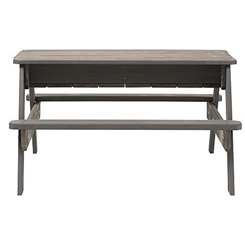 Jack and June Jack & June Cedar Convertible Sand Box and Picnic Table Playset