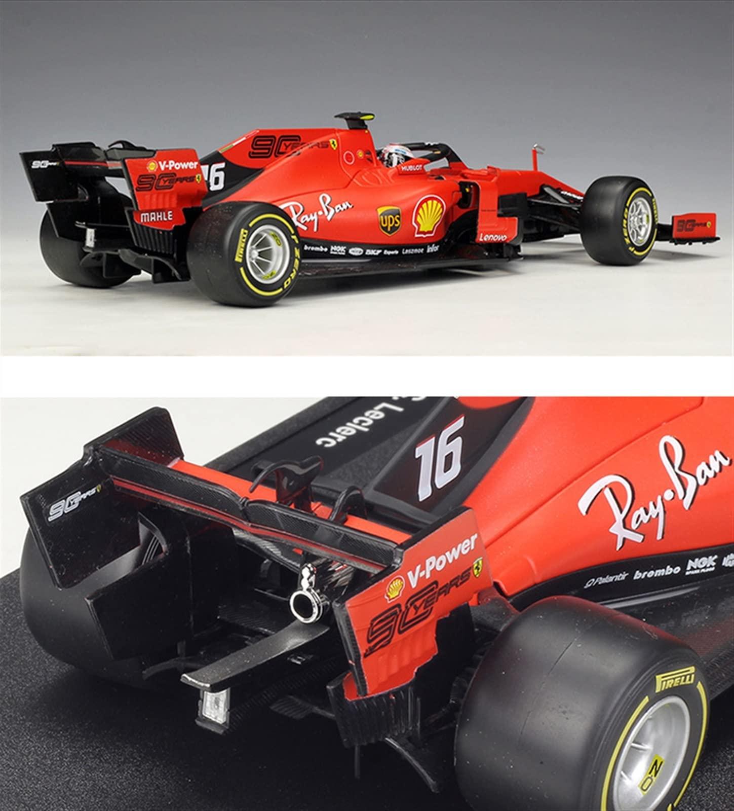 SWITC SWITC Treasureable Alloy Vehicle Model for 2019 Metal Ferrari F1 Car Formula One SF71H/90 Alloy Toy Car 1 18 Festive Deluxe Gift (Color : G)