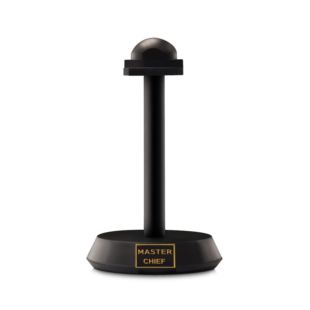 HALO Halo Master Chief Deluxe Helmet with Stand - LED Lights on Each Side - Battle Damaged Paint - One Size Fits Most No Sounds or SFX