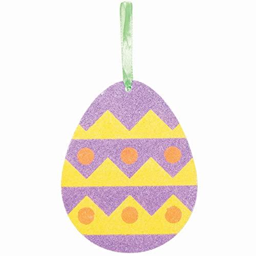 Baker Ross Baker Ross Sand Kunst Ostereier Bastelset - 6er Pack, Sandkunst Kits für Kinder (FC505)