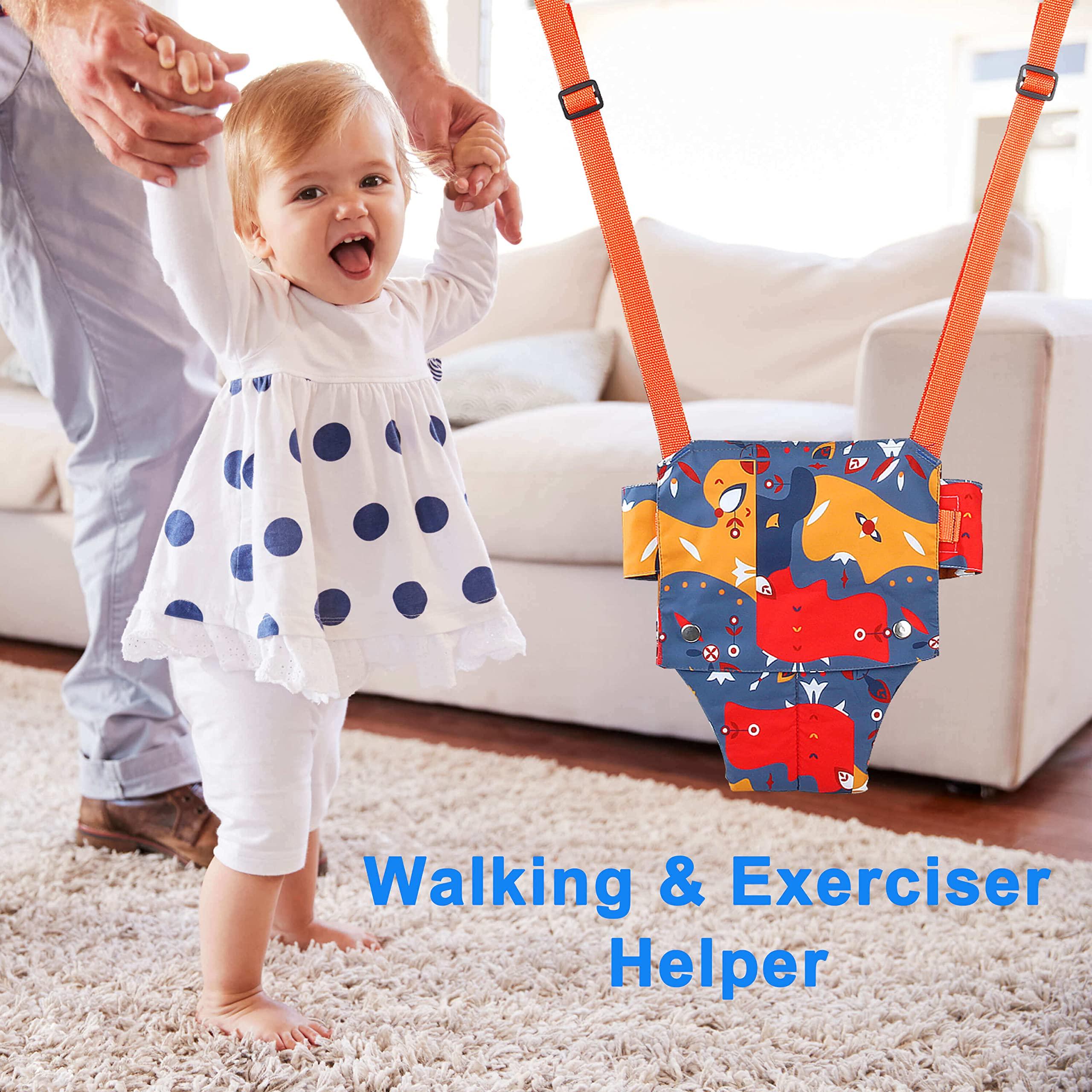 TUBAGOU Door Jumper for Baby Swing Jumper, Adjustable Johnny Jumper w Seat, Baby Doorway Jumper Set Great for Baby Exerciser, Durable Door Clamp Bumper Jumper for 6-24 Months Toddler Infant