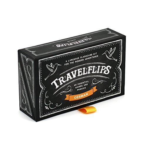 Travelflips German Flashcards - Learn German Language Vocabulary Words and Phrases - Basic German for Beginners - Gift for Travelers, Kids, and Adults by Travelflips