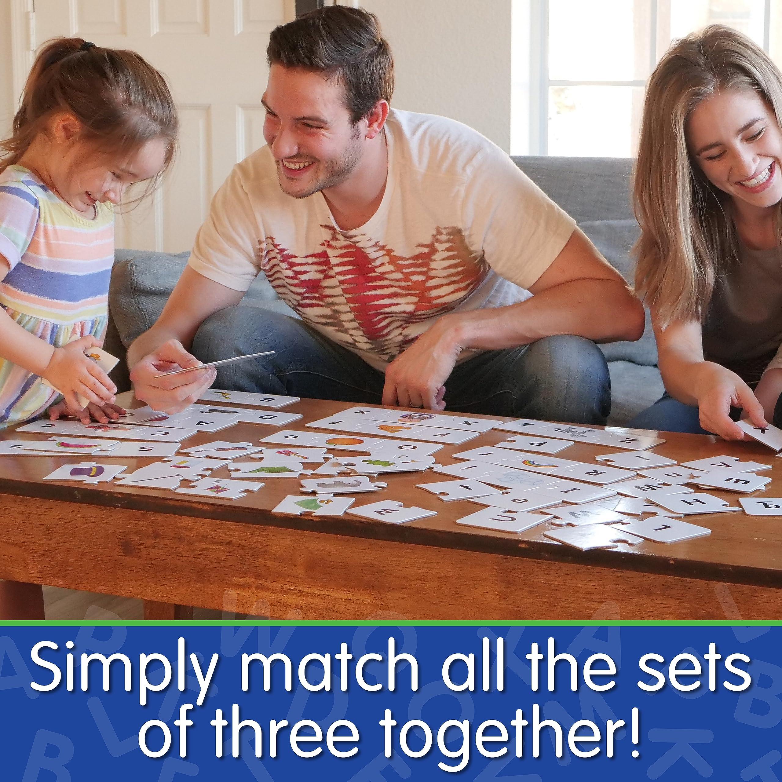 Learning Journey International LLC The Learning Journey: Match It! - Upper & Lower Case Letters - Self-Correcting Alphabet Matching Puzzle
