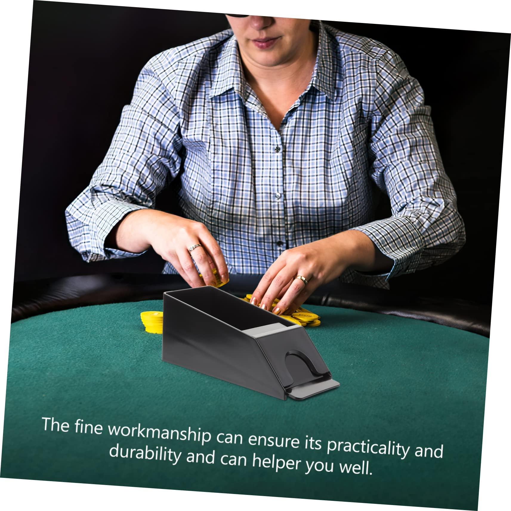 GARVALON GARVALON Poker Cards Dealing Shoe Jack Dealer Shoe Reusable Card Shoe for Card Game Accessories