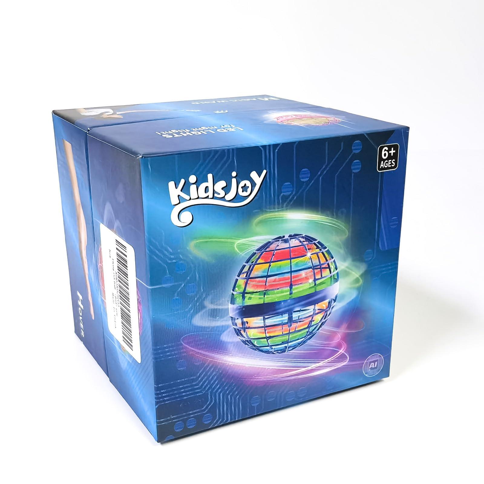 Kidsjoy Flying Orb Ball Flying Toys: Fly Orb Hover Ball Floating Boomerang Spinner Spinner Drone Flying Boomerang Balls, Cool Toys Gifts for 6 7 8 9 10 12 13 14 15 Year Old Boys Girls Teens(Blue)