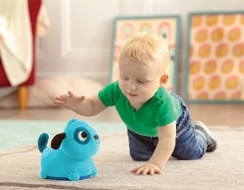 B. toys B. toys - Plush Crawling Toy Dog - Interactive Plush Dog Stuffed Animal Washable Tummy Time Barking Plush Toy with Movement & Sounds- Toys for Babies, Toddlers 1 Year +