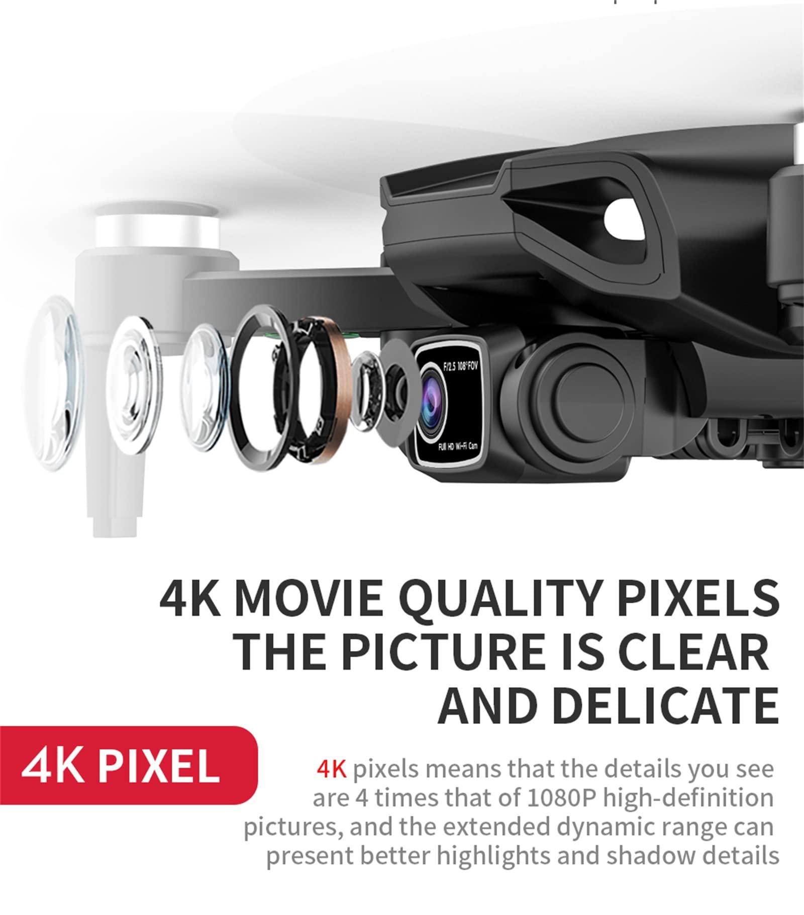 VECHII VECHII GPS Drone with Camera for Adults 4K,5G FPV Live Video RC Quadcopter for Beginners Toys Gift,2 Batteries,GPS Auto Return Home, Follow Me,Gravity Control,Waypoint Fly, Headless Mode