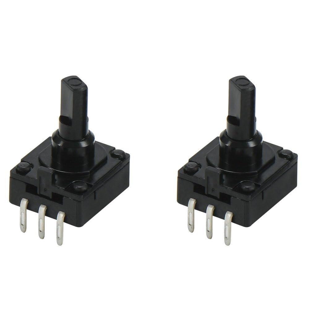 SoloGood 2Pcs Servo Potentiometer B5K B502 Carbon Film Angle 220 for Femote Control Vehicle and Vessel Models of Model Airplanes 180 Servo