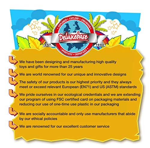 Cubitube Cubitube - Shark from Deluxebase. 11 Piece Small Shark Figurines and Play Accessories Collection. Reusable Plastic Storage Tube of Ocean Mini replicas.