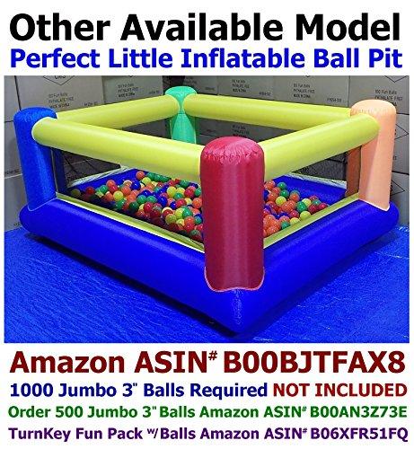 My Balls by CMS My Balls Pack of 200 Jumbo 3" Crush-Resist Air-Filled Ball Pit Balls - 5 Bright Colors, Phthalate Free, BPA Free, PVC Free, Non-Toxic, Non-Recycled Plastic (Standard Home Grade, Pack of 200)