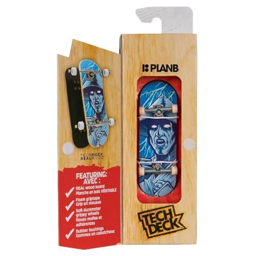 Spin Master Tech Deck, Performance Series Fingerboards Made of Real Wood, with Non-Slip Foam Grip Tape, Soft Performance Thanks to Smooth Wheels, from 6 Years