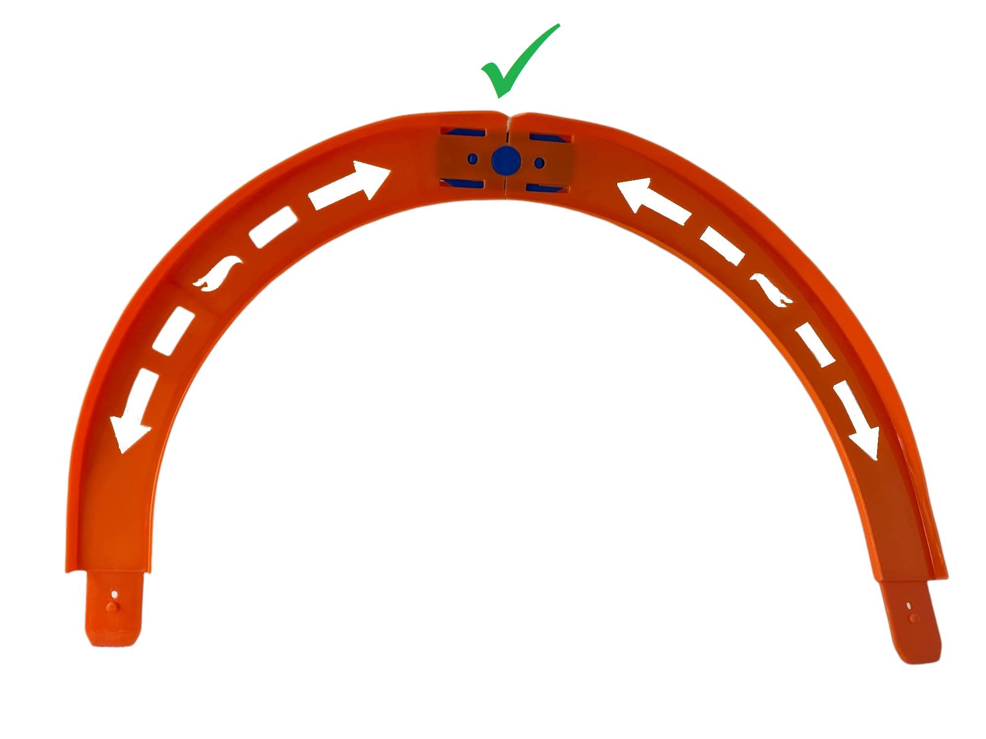 Hot Wheels Hot Wheels Curve Tracks Expansion Packs ~ Includes 8 Curved Track Pieces & 4 Connectors ~ 10\" Long