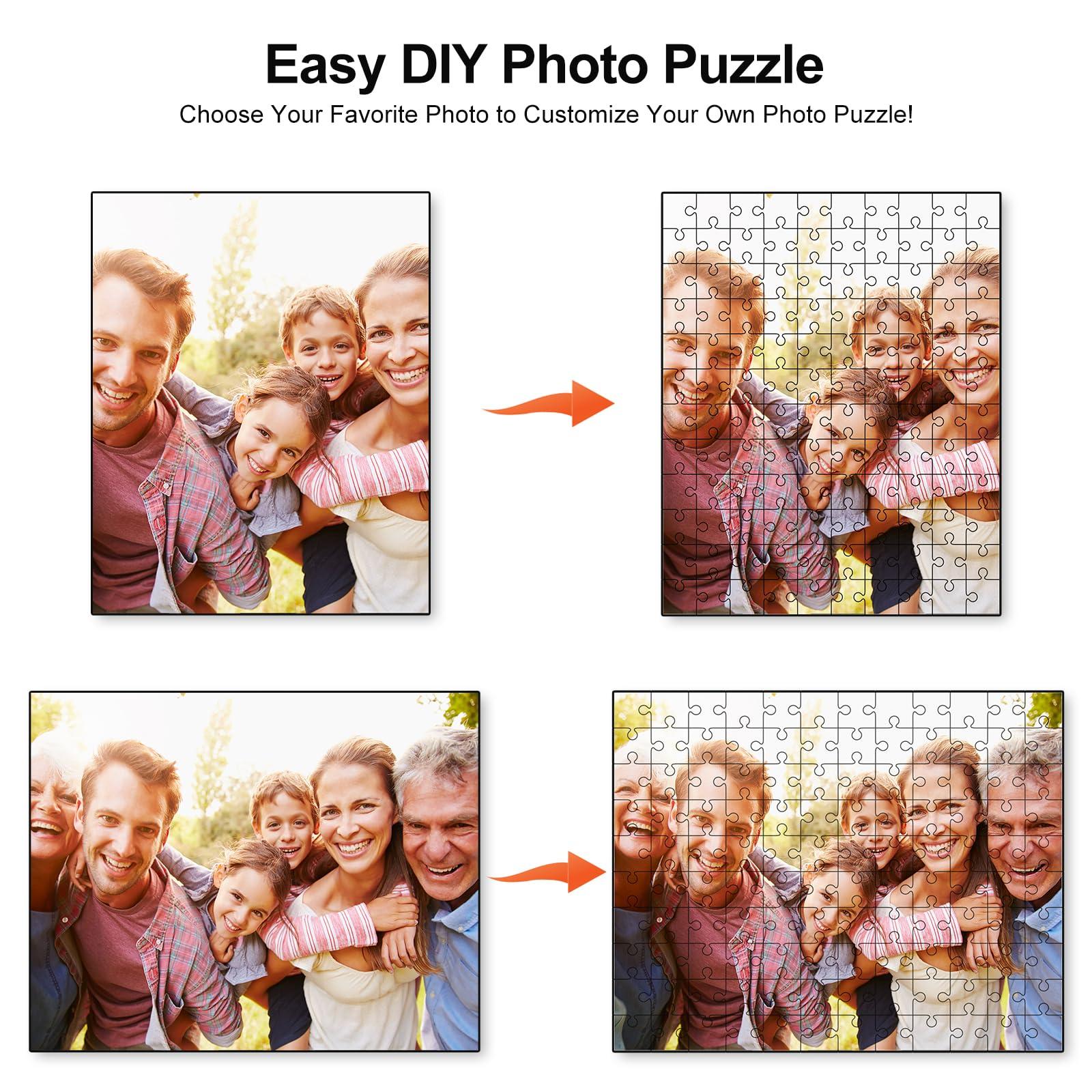 RoyAroma Make a Puzzle from a Photo, Personalized Jigsaw Puzzles 1000 Pieces, Picture Puzzle Custom for All Ages, Perfect for Christmas and Family Fun, Make Your Picture Puzzles with RoyAroma (29.5 * 19.5 in)