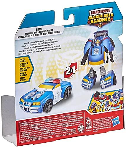 Transformers Playskool Heroes Rescue Bots Academy Classic Heroes Team Chase The Police-Bot Converting Toy, 4.5-Inch Action Figure, Kids Ages 3 and Up image-6