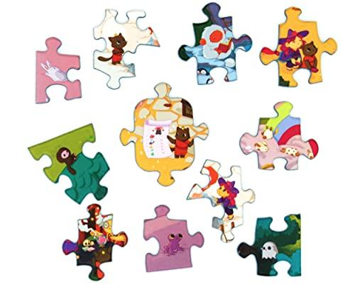 Magic Puzzle Company Magic Puzzles 3-Pack Series Three The Secret Soup, The Puzzled Patron, & The Gnomes\' Homes 1000 Piece Jigsaw Puzzles from The Magic Puzzle Company