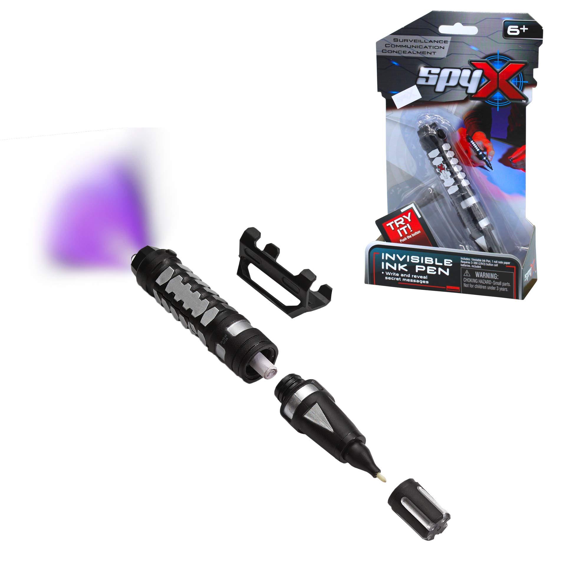 SpyX SpyX Invisible Ink Pen - Write and Read Invisible Messages with This Fun Spy Toy. Perfect Addition for Your spy Gear Collection!