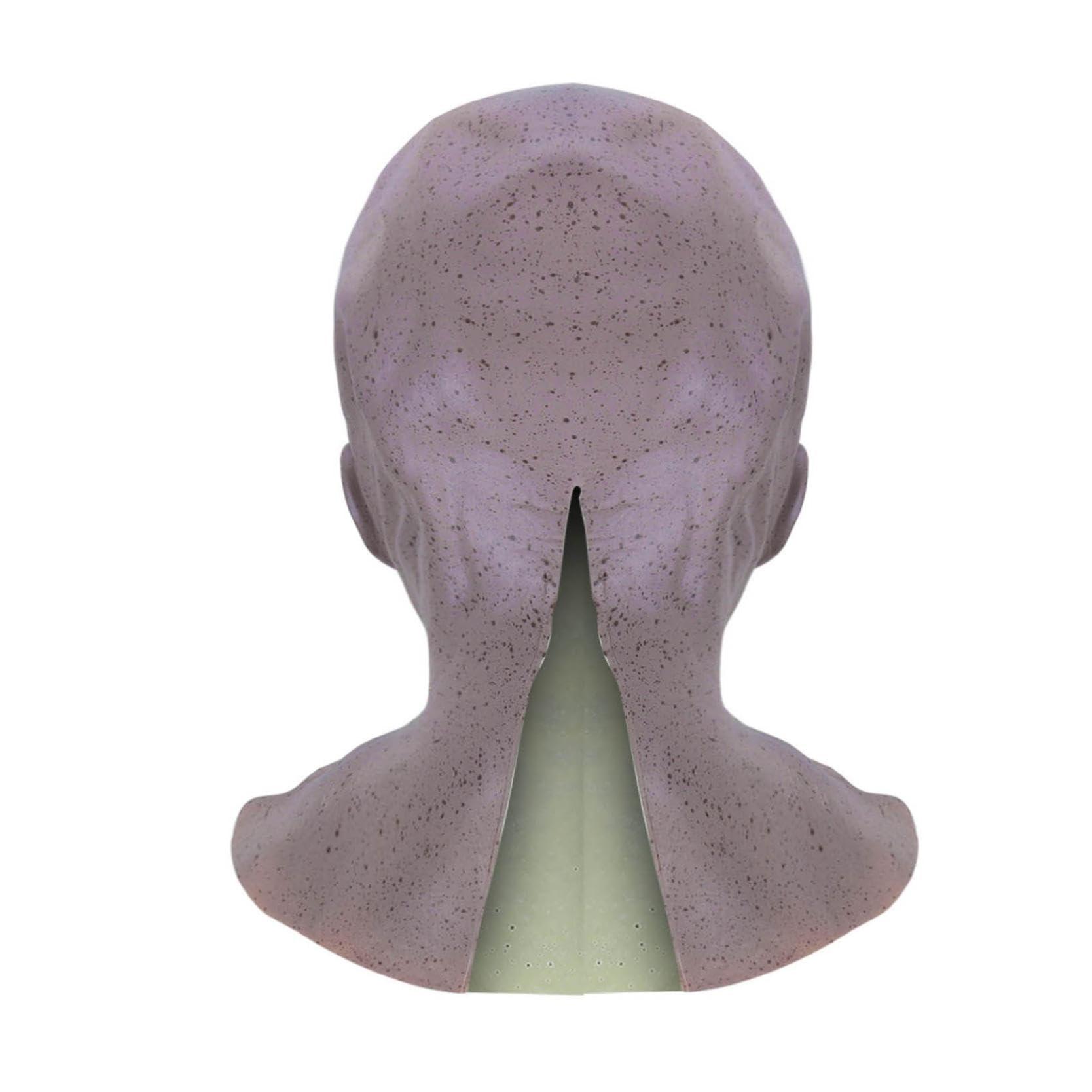 BLOWEST BLOWEST Alien Mask, Scary Horror Alien Head Latex Mask for Halloween Costume Party Prop, Horrible Alien Scary Full Head Mask (C)