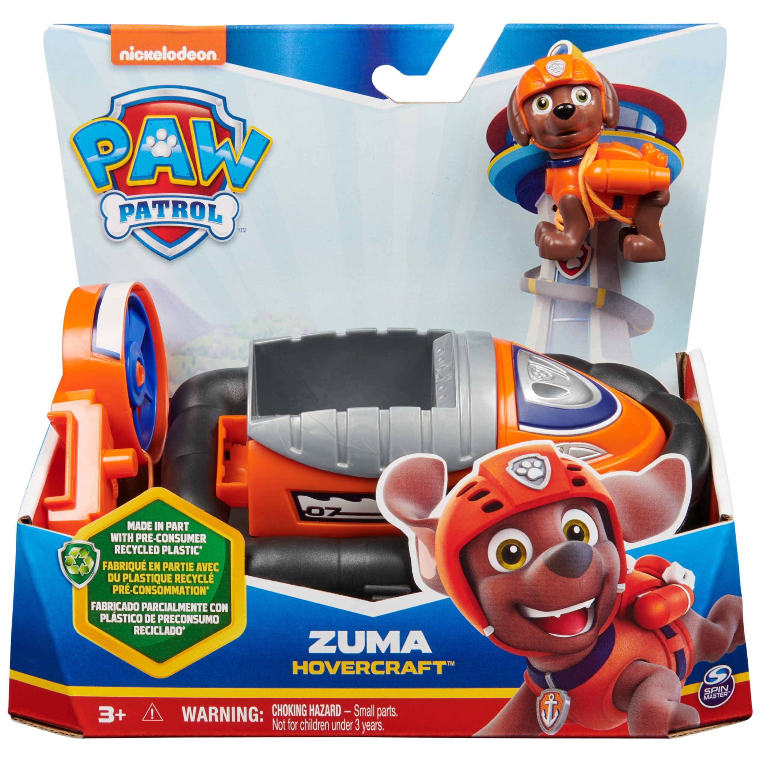 Paw Patrol Paw Patrol AEROSLIDER + Zuma Figure Car Zuma Hoverboard with 1 Figure Zuma Paw Patrol 6069048 Children's Toys 3 Years +