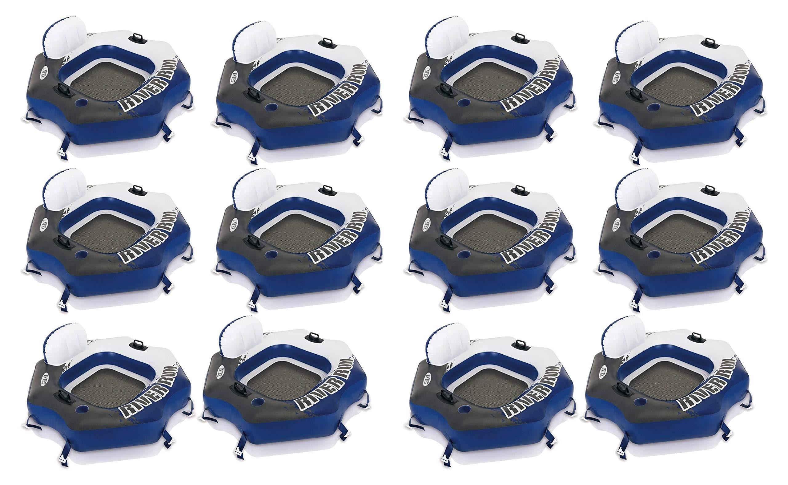 Intex Intex River Run Connect Lounge Inflatable Floating Water Tube 58854EP (12 Pack)