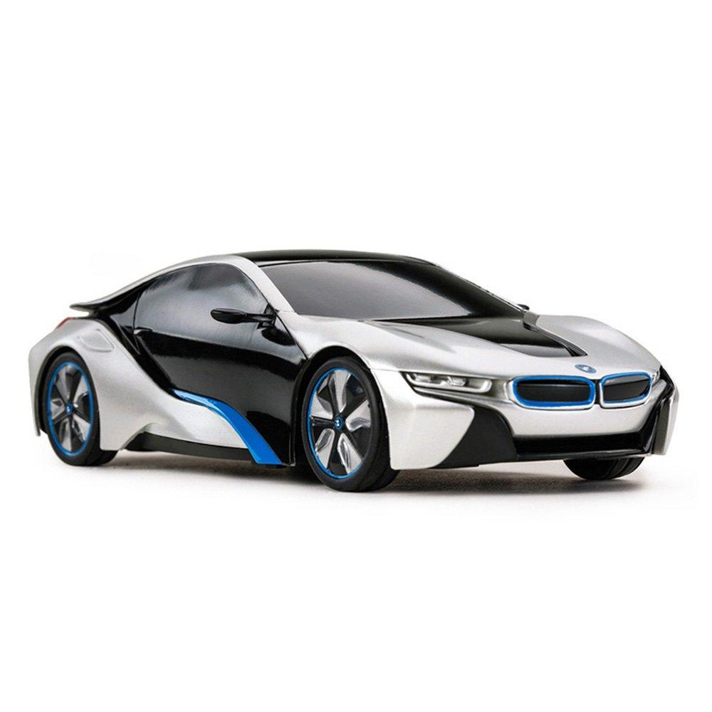 RASTAR RASTAR BMW i8 RC Car BMW i8 1/24 Remote Control Car, BMW Toy Car - Silver