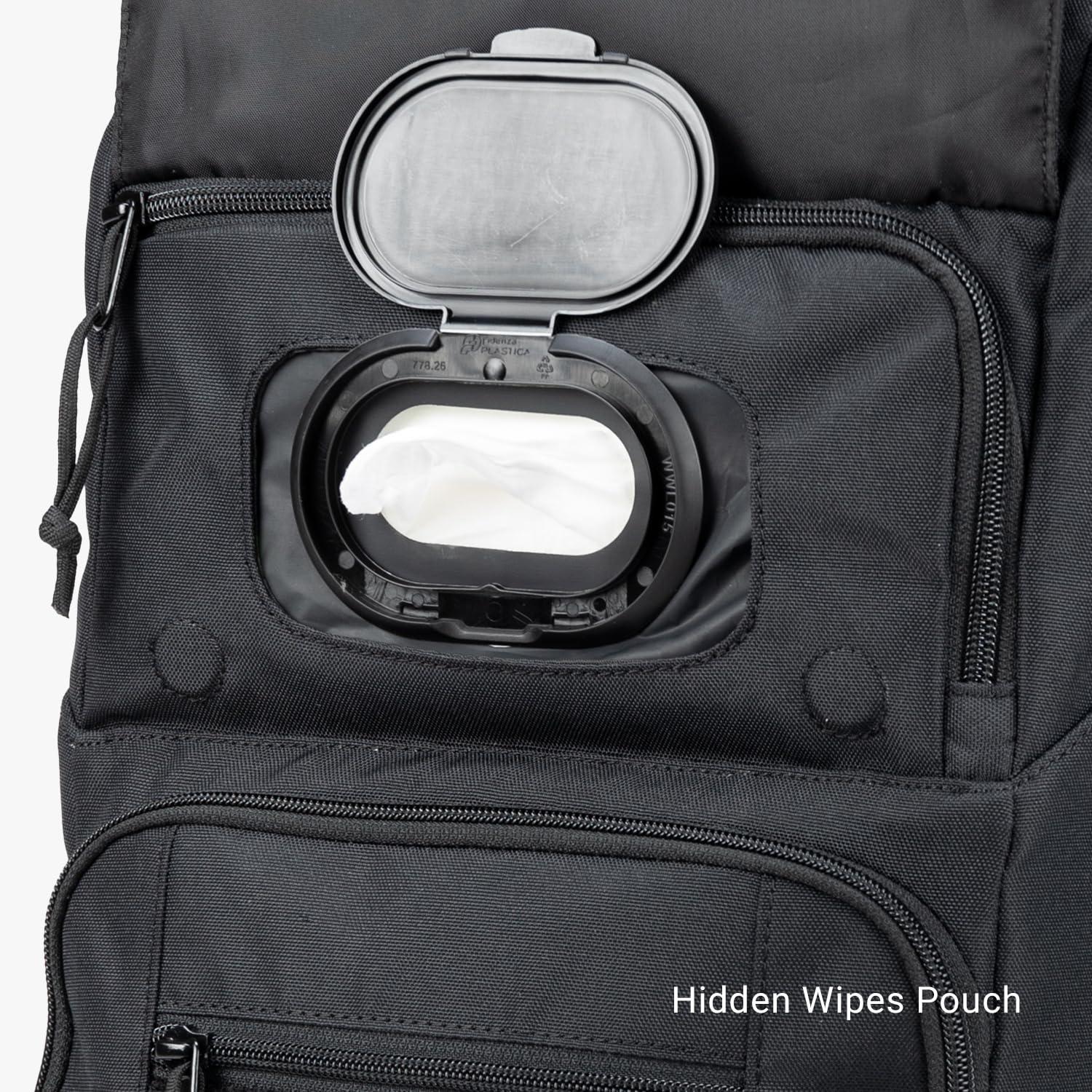 Tactical Baby Gear Tactical Baby Gear Everyday Diaper Bag Backpack for Men w/Changing Mat (Black Everyday)