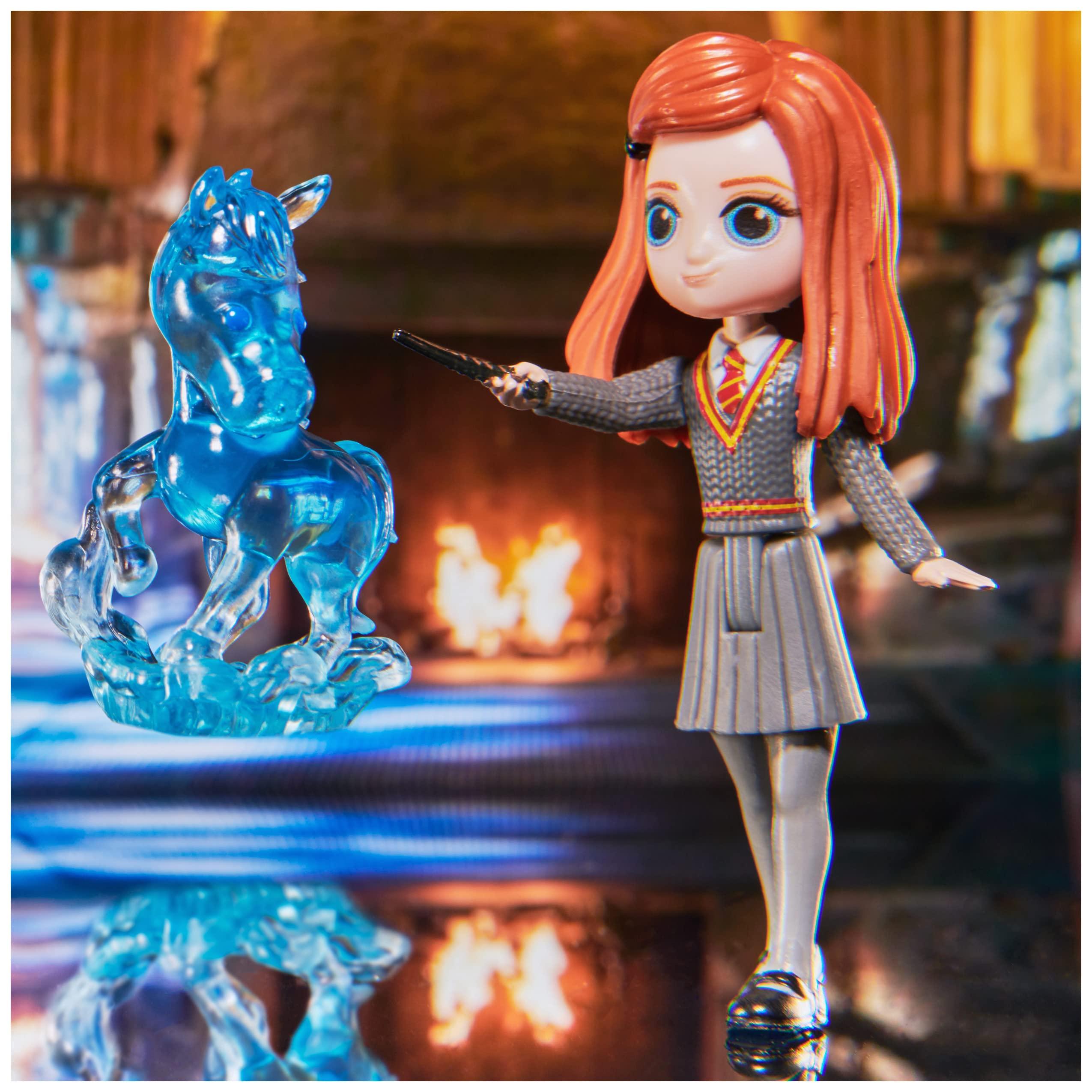Wizarding World Wizarding World, Magical Minis Harry Potter and Ginny Weasley Patronus Friendship Set with 2 Toy Figures and 2 Creatures, Kids Toys for Ages 5 and up