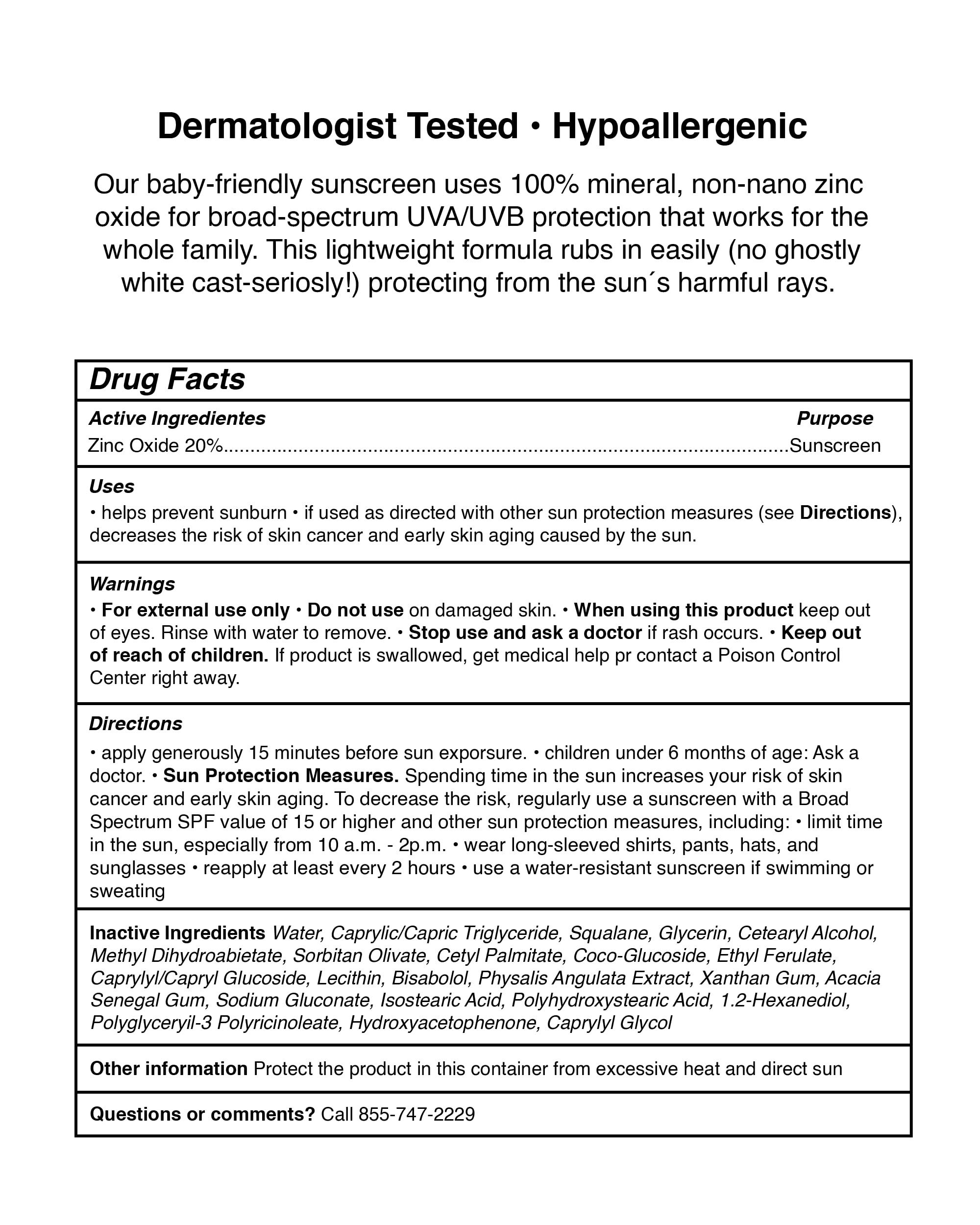 Pipette Pipette Mineral Sunscreen - SPF 50 Broad Spectrum Baby Sunblock with Non-Nano Zinc, UVB/UVA Non-Toxic Sun Protection for Kids & Sensitive Skin, 4fl oz (3 pack)