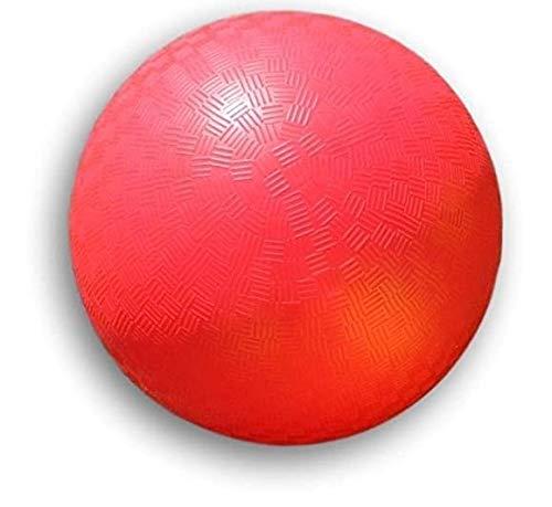 Toys+ Toys+ 8.5 Inch Playground Balls Red, Blue, Green, Yellow and Rainbow! (1 Ball, Red)