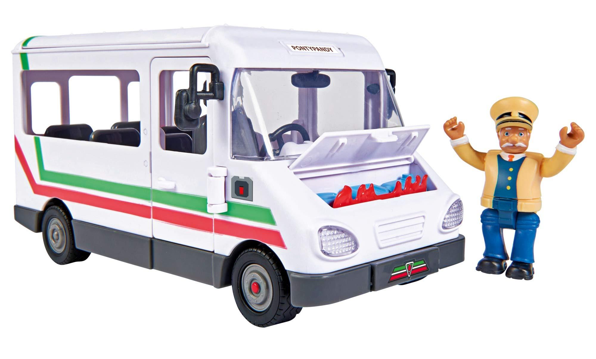 Simba Simba Fireman Sam Vehicle The Trevors Bus Bus 20cm Long with Trevor Figure Approx. 6cm