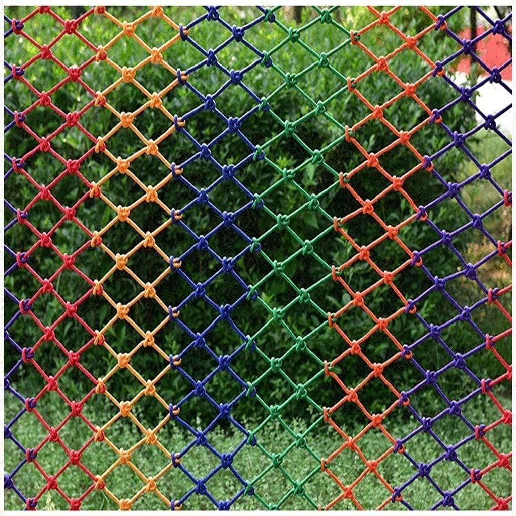 MBTY MBTY Child Safety Net, Kindergarten Decoration Net Balcony Protection Net Stairs Anti-Fall Net Fence Net Weaving Net Kids Swing Hammock (Size : 53(15x9ft))