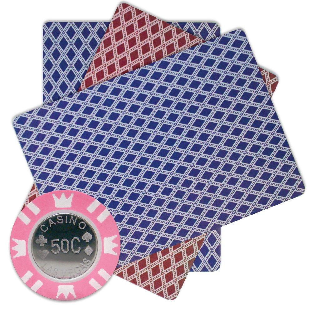 Brybelly Brybelly Coin Inlay Poker Chip 15-Gram Heavyweight Clay Composite – Pack of 50 ($100 Black)