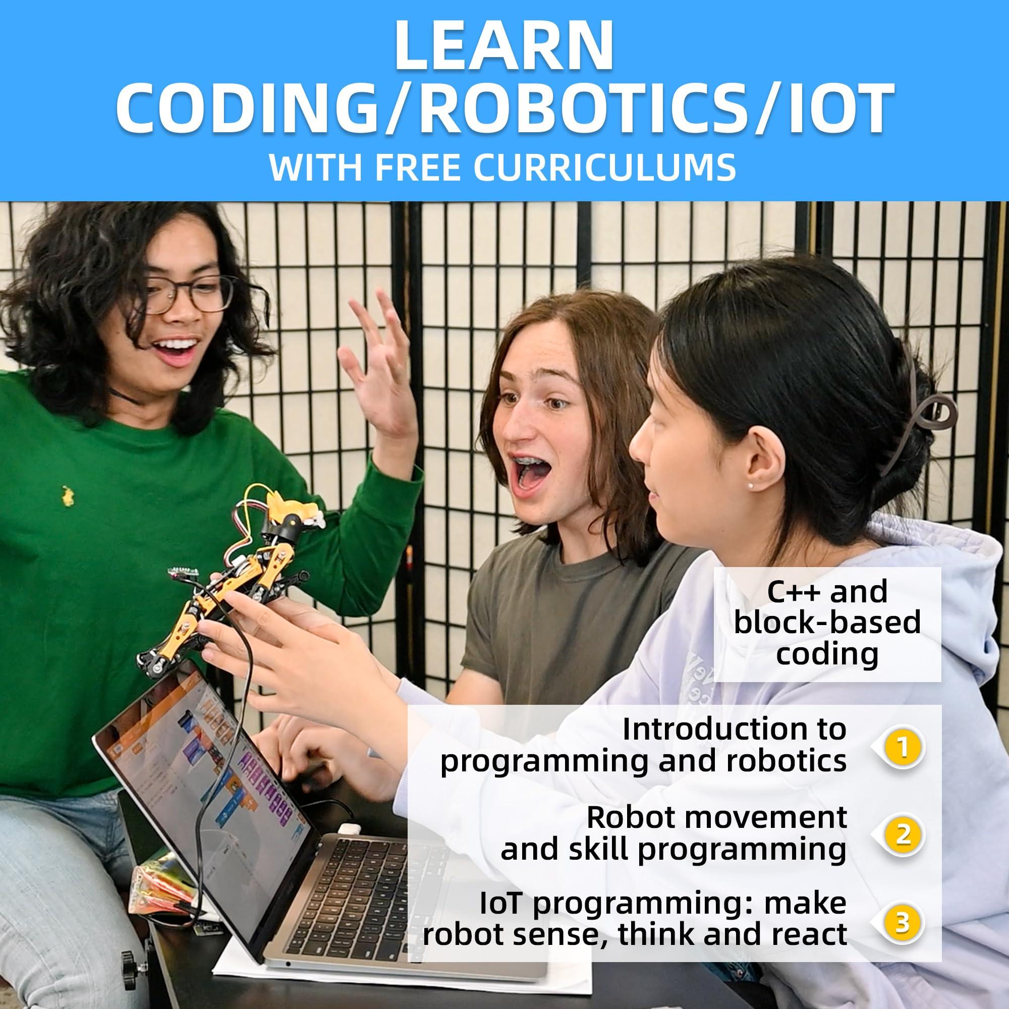 Petoi Petoi Bittle Robot Dog Kit(Construction) | Coding Smart Robot Pet, Quadruped Robot Kit for STEM & Robotics Education | Programmable Open Source, App Control IoT Robot for Engineers, Geeks, & Students