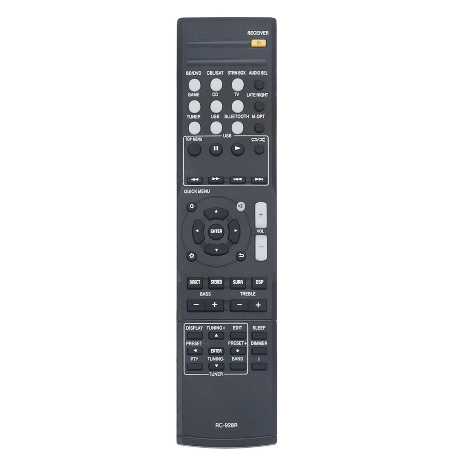 Beyution Beyution RC-928R Replace Remote Control Fit for Onkyo AV Receiver TX-SR353 HT-S3800 HT-S3900 HT-R397 HTP-395 TX-SR373 TXSR353 HTS3800 HTS3900 TXSR373 TX-SR252 TX-SR383 HT-R395 HT-3900 HT-P395