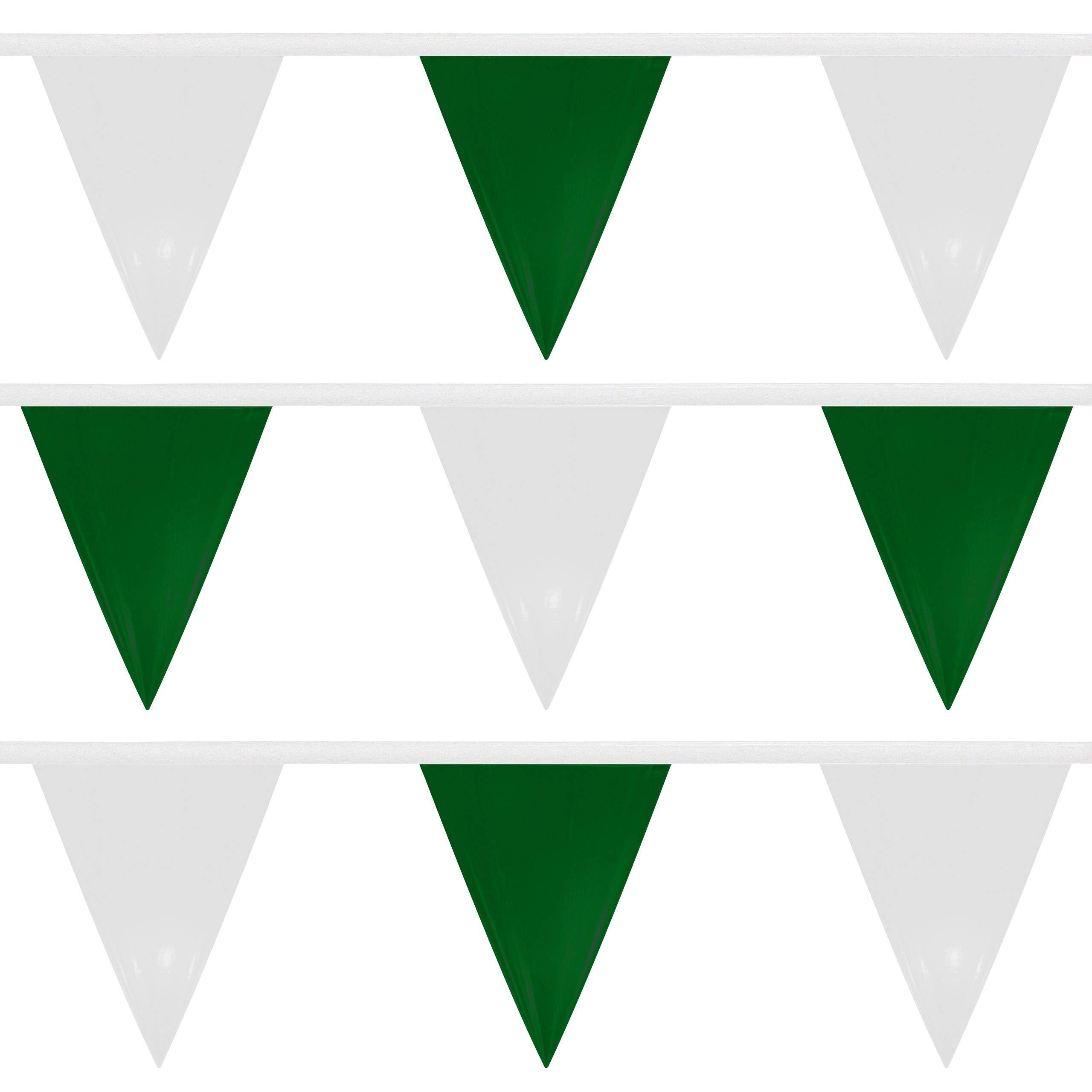 Water Gear Water Gear Backstroke Flags - Meets All Regulations - Heavy-Duty Vinyl - Great for Swimmers and Divers - Competitive Swim Gear - Green/White