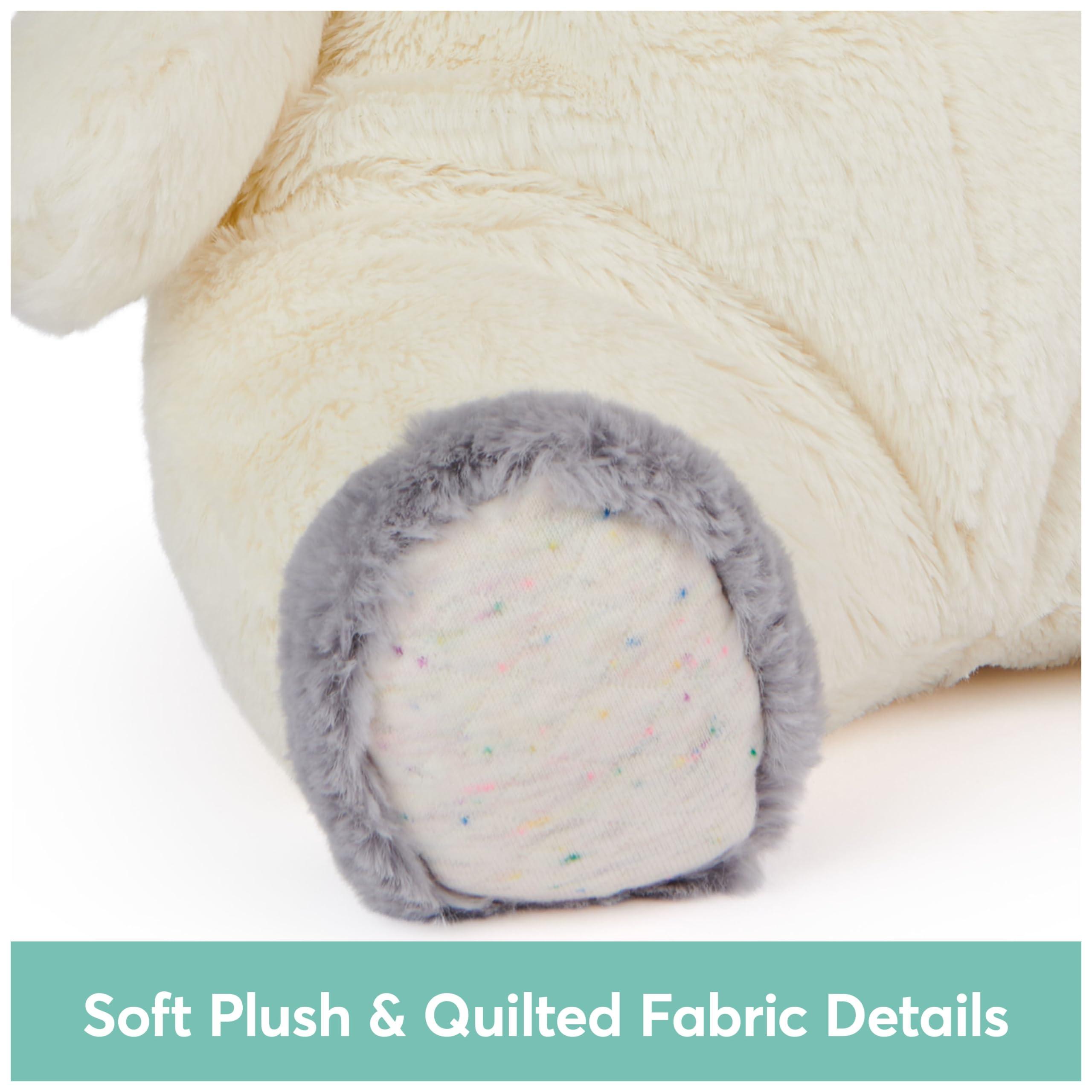 GUND GUND Baby Oh So Snuggly Puppy, Large Stuffed Animal Dog for Babies and Infants, Grey/White, 12.5