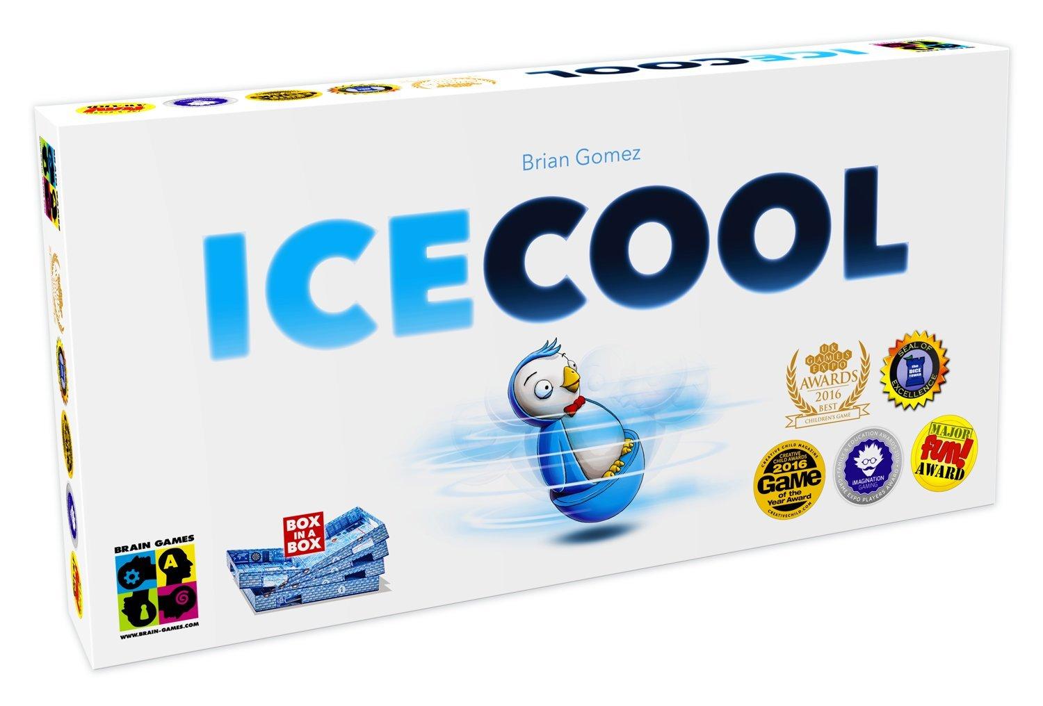 Brain Games Brain Games: ICECOOL, A Fast & Fun Penguin Flicking Strategy Board Game, A Family Fun Game Everyone is Sure to Enjoy, For Ages 6 and up
