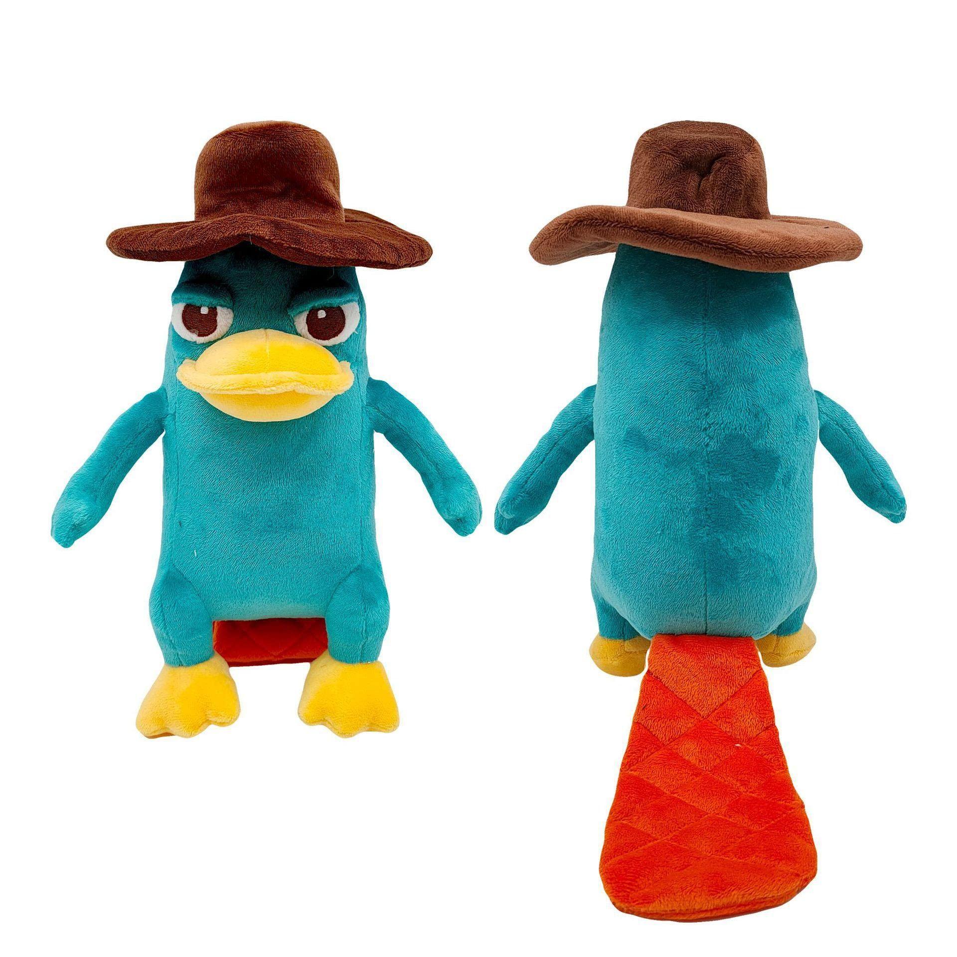 WZBZLC Perry The Platypus Plush Doll Duck-Billed Platypus Terry Plush Toy Doll