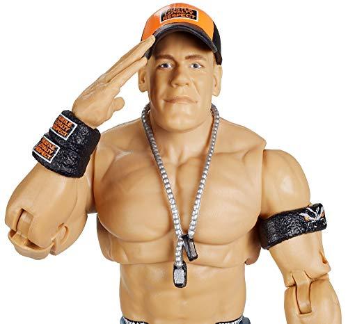 WWE WWE John Cena Ultimate Edition Wave 5 Multiple-Pose 6-inch Action Figure, for 8 years and up, with Entrance Gear, Extra Heads & Swappable Hands