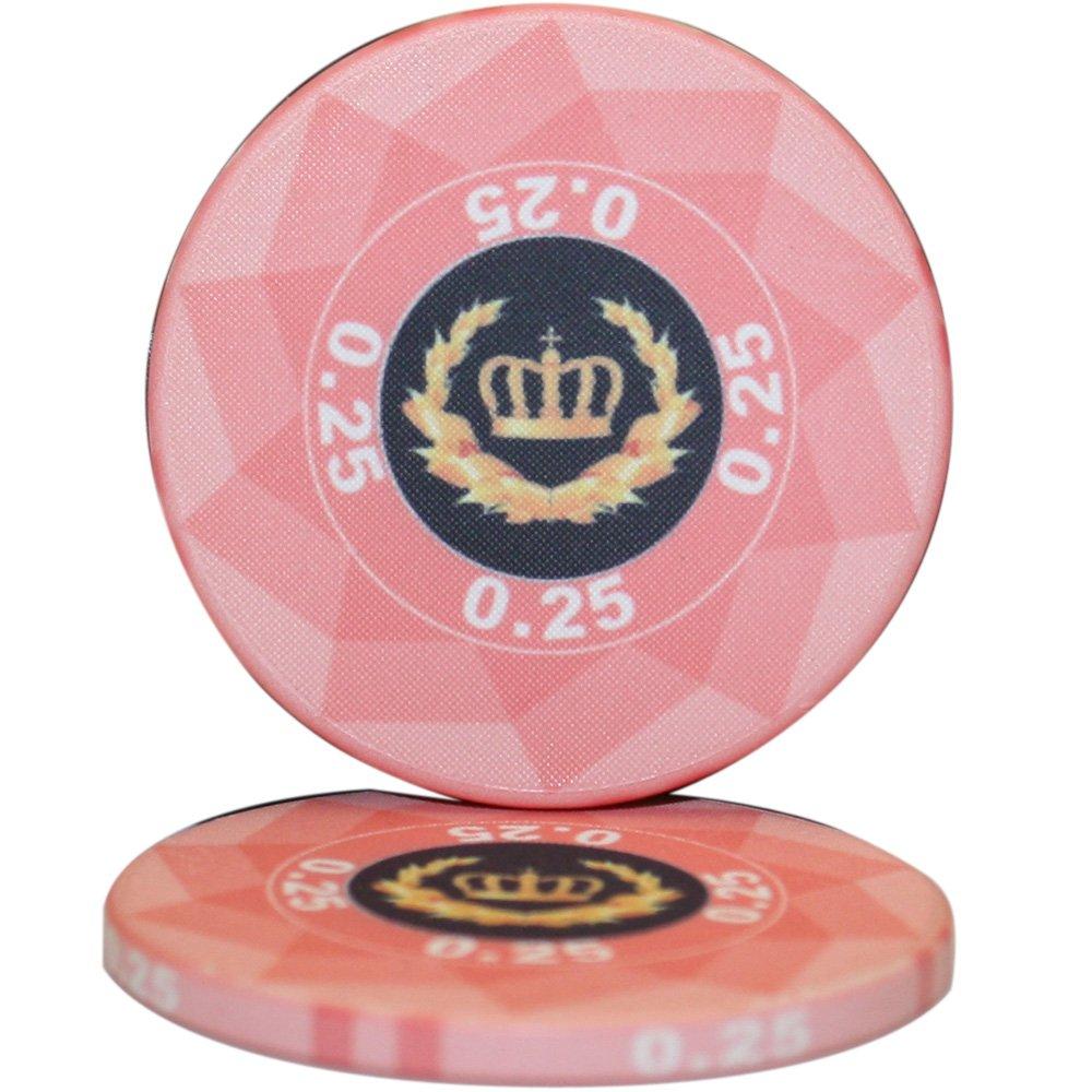 Mrc Poker Laurel Crown 10gm Ceramic Poker Chip Sample Set - 12 New Chips