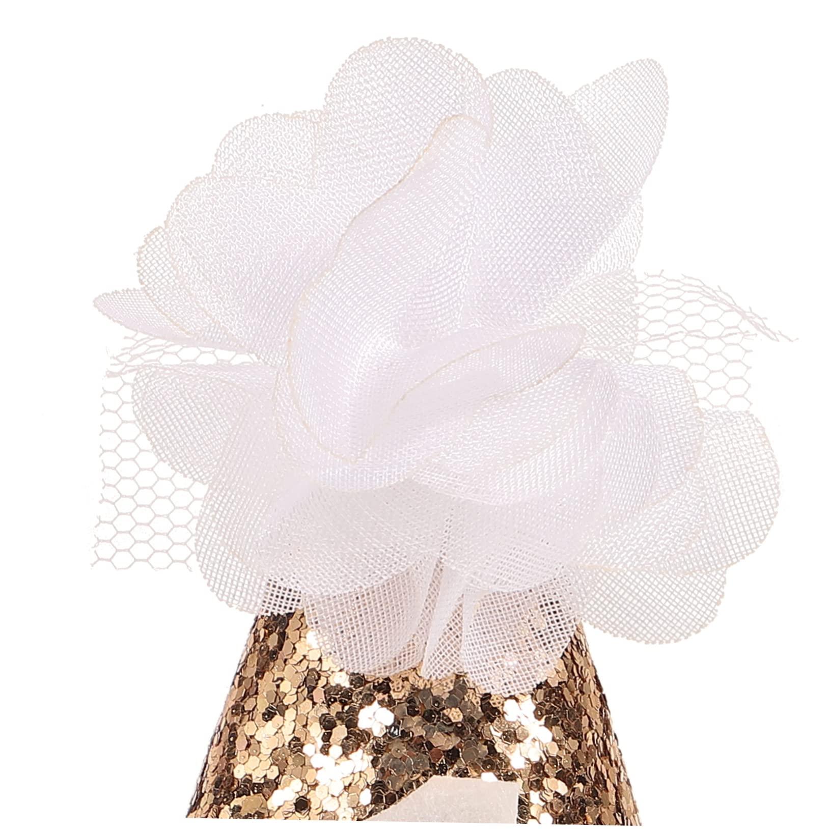 FAVOMOTO Birthday Cone Hat First Birthday Crown Birthday Party Glitter Birthday Party Hats Birthday Hat Princess Hat