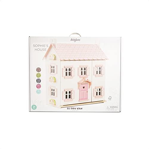 Le Toy Van Le Toy Van - Iconic Sophie's Large Wooden Doll House | Dream House Wooden Dolls House Play Set | Great As A Gift | Suitable for Ages 3+
