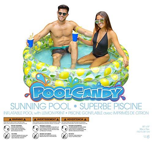 Poolcandy Poolcandy Lemon Print Designer Sunning Pool