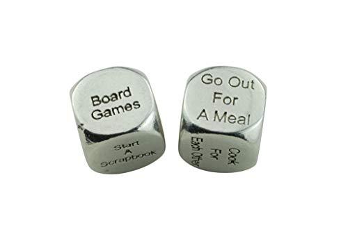 Anniversary Gifts 23 Year Anniversary Metal Date Night Dice - Create a Unique 23rd Anniversary Date Night