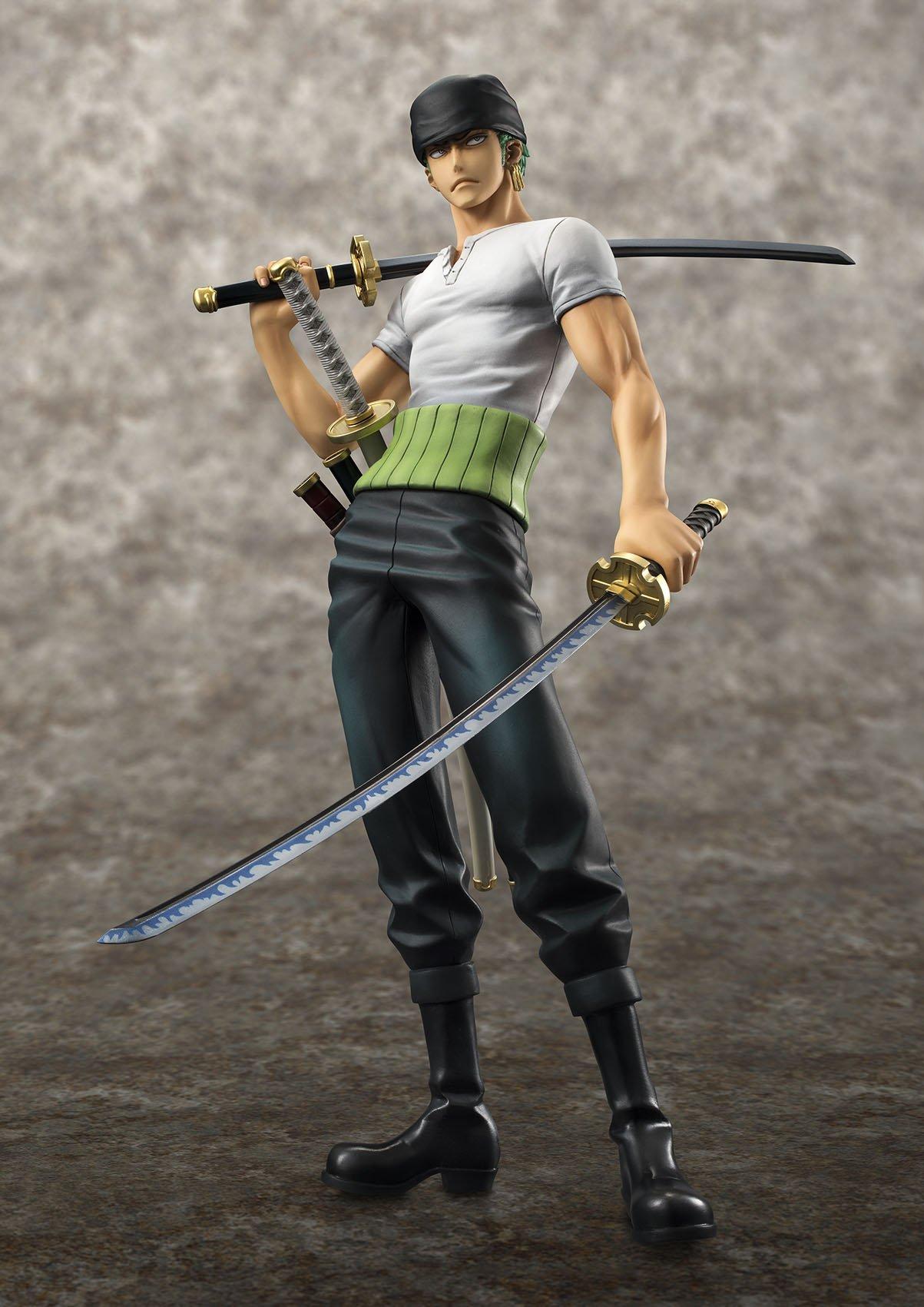 Megahouse Megahouse One Piece Portrait of Pirates: Limited Edition Roronoa Zoro 10th Anniversary 1:8 Scale PVC Figure