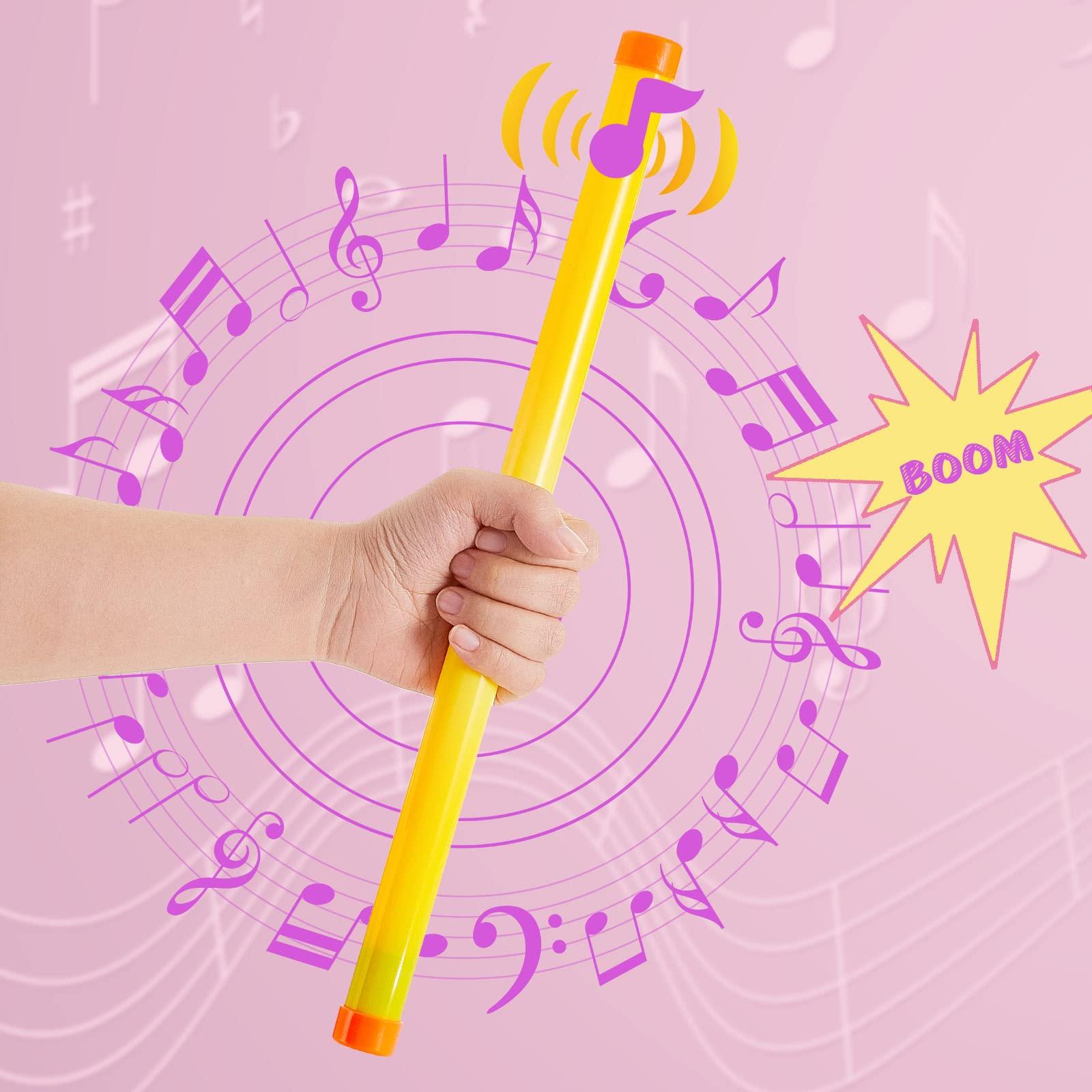 Chivao Chivao 10 Pack Groan Tube Noise Maker Stick Novelty Toy Tube Multi Color Funny Sound Tube Party Favors Christmas Operation for Child, 5 Colors