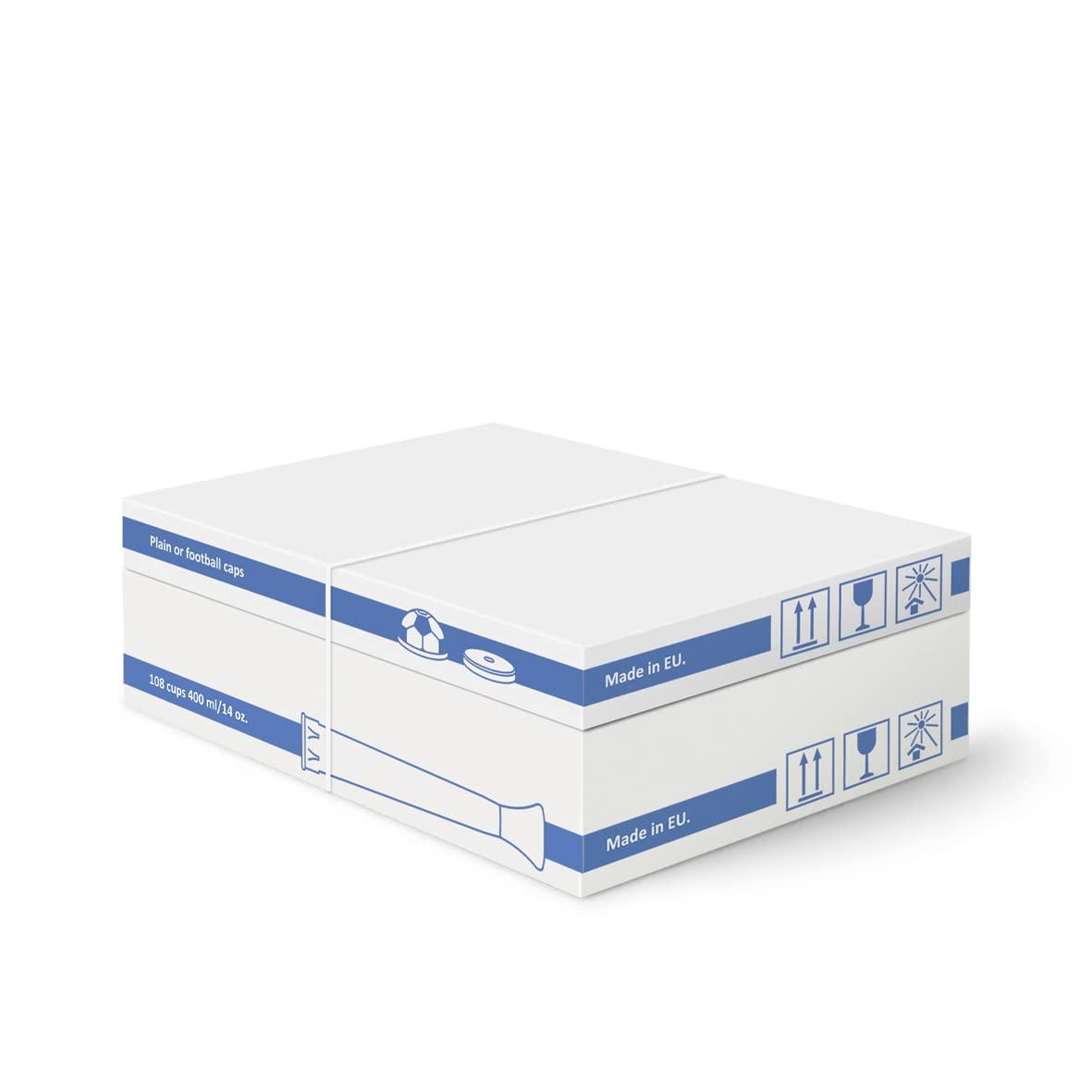 Sweet World USA Sweet World USA (108 Cups Party Yard Cups - 14oz - for Margaritas, Cold Drinks, Frozen Drinks, Kids Parties (Red)