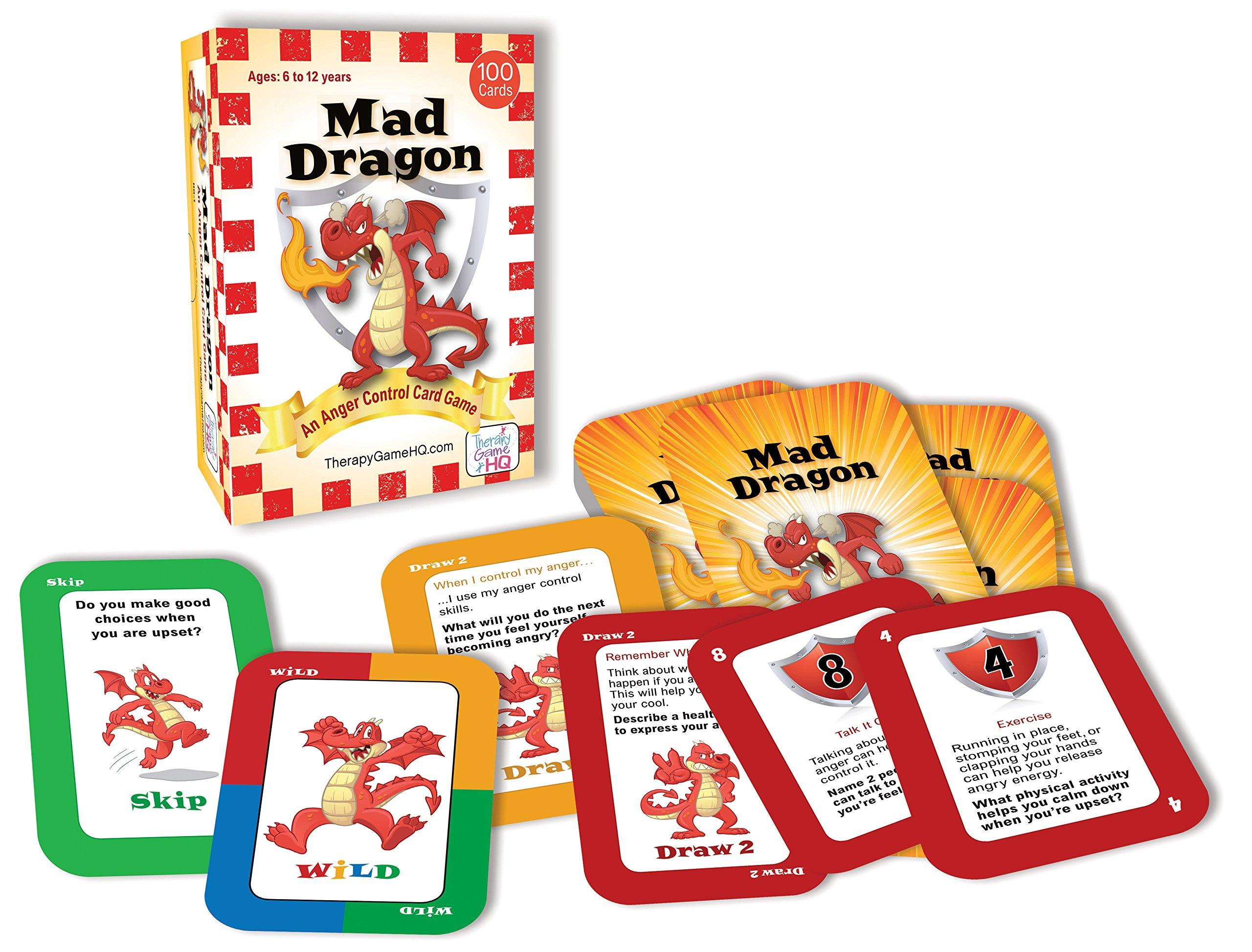 Therapy Game HQ Mad Dragon: an Anger Control Card Game