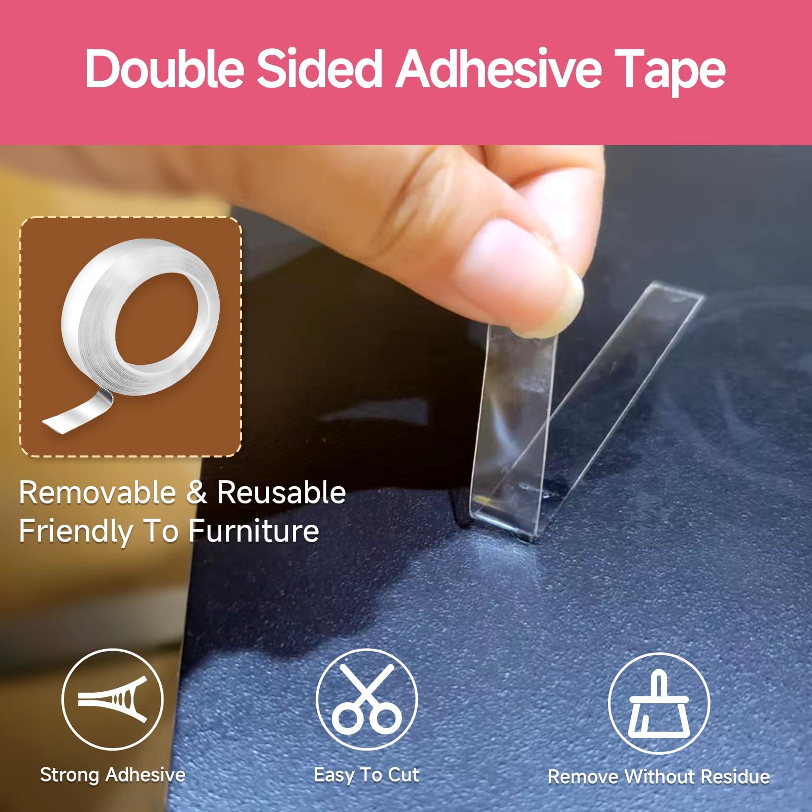 kert Baby Proof Corners and Edges, (Large 16.5FT Edge +8 Corners) Baby Proofing Corner Guards, Soft Rubber Foam Edge Protector, Furniture Tables Bumper Guard for Baby Safety, White