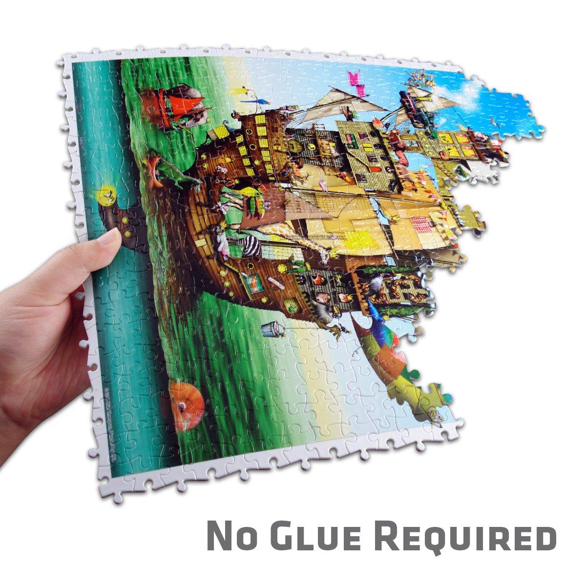 Pintoo Pintoo - Two Plastic Jigsaw Puzzles Bundle - 4000 Piece - Strasbourg, Petite France and 1200 Piece - Tadashi Matsumoto - Fading Shadow [H1755+H2317]