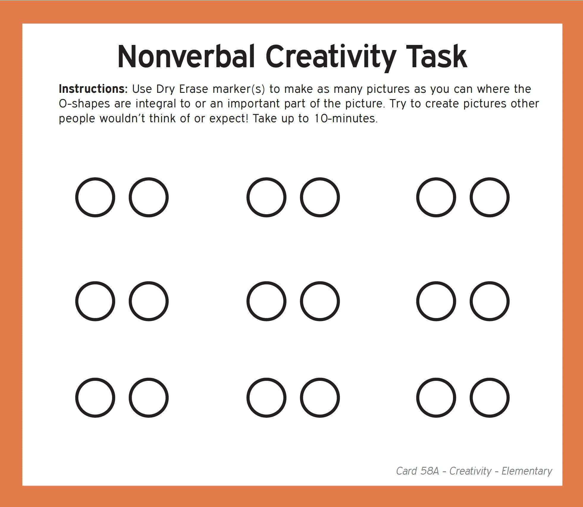 TestingMom.com TestingMom.com Creativity Flash Cards Kindergarten - 6th Grades Improve Skills or Prepare for the Torrance Test of Creative Thinking (TTCT), Structure of Intellect Creativity Test (SOI), and more.